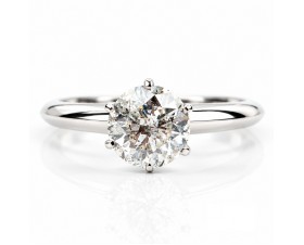 Годежен Пръстен 1.32K  Диамант от 18К Бяло Злато от Bloom Jewellery